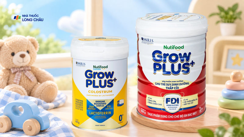 Grow Plus có nhiều sản phẩm được thiết kế cho từng nhóm trẻ khác nhau