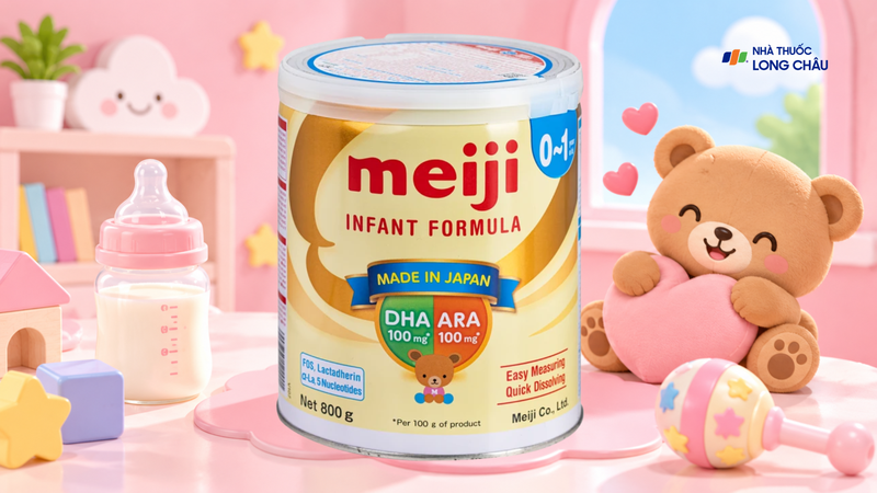 Sữa Meiji 0 - 1 có mấy loại? Đây là câu hỏi được nhiều phụ huynh quan tâm