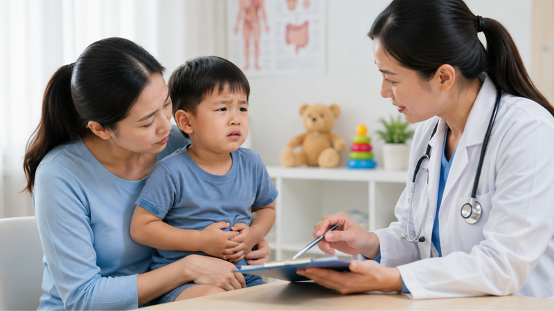 Đưa trẻ đi khám nếu tiêu chảy hoặc táo bón kéo dài