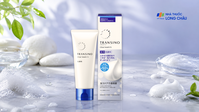 Sữa rửa mặt Transino Clear Wash EX