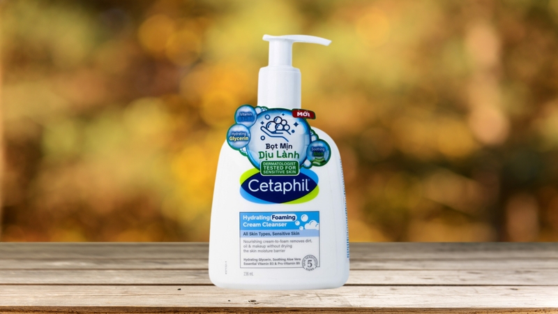 Sữa rửa mặt tạo bọt dịu lành Cetaphil Hydrating Foaming Cream Cleanser: An toàn và lành tính! 3