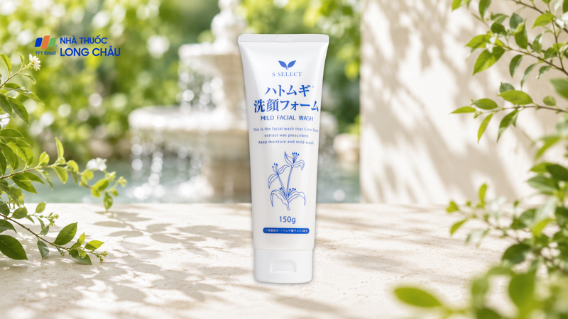 Sữa rửa mặt S Select Hatomugi Mild Facial Wash