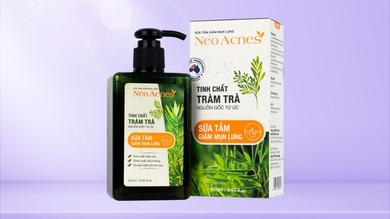 Sữa tắm giảm mụn lưng Neo Acnes tinh chất tràm trà 2