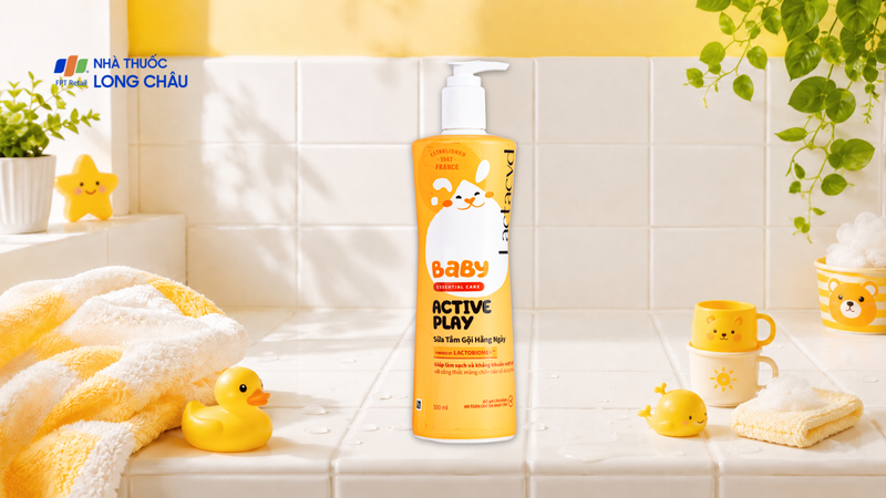 Sữa tắm gội hằng ngày cho bé Lactacyd Baby Active Play