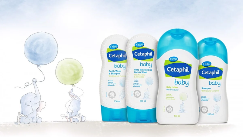 sữa tắm trị chàm cho bé Cetaphil