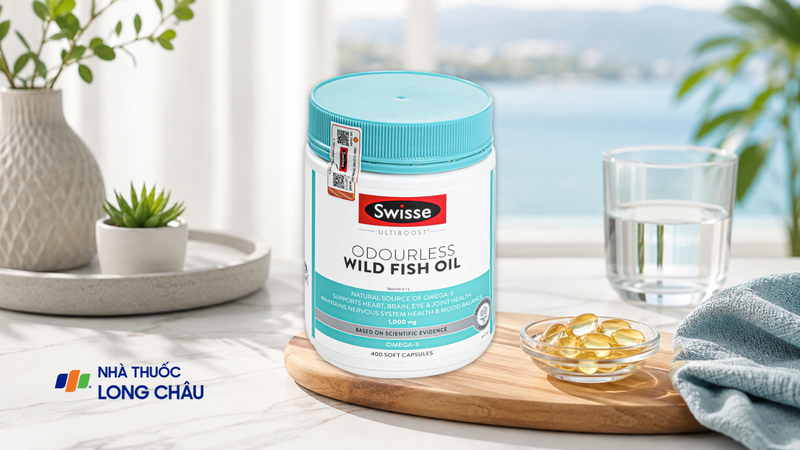 Swisse Ultiboost Odourless Wild Fish Oil 1000mg