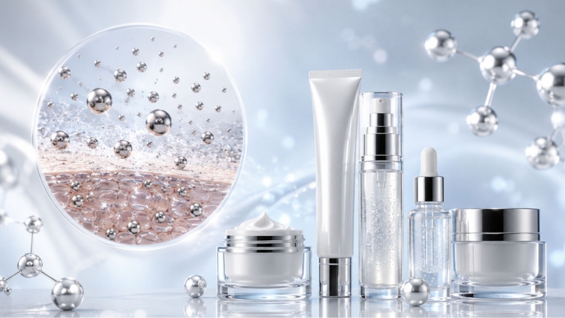 Nano bạc được ứng dụng trong nhiều sản phẩm chăm sóc da