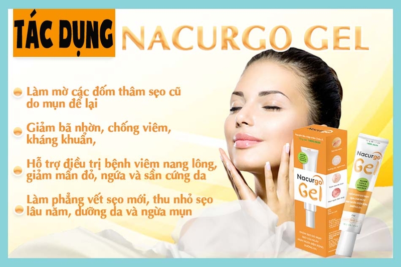 Nacurgo gel trị viêm nang lông hiệu quả không?