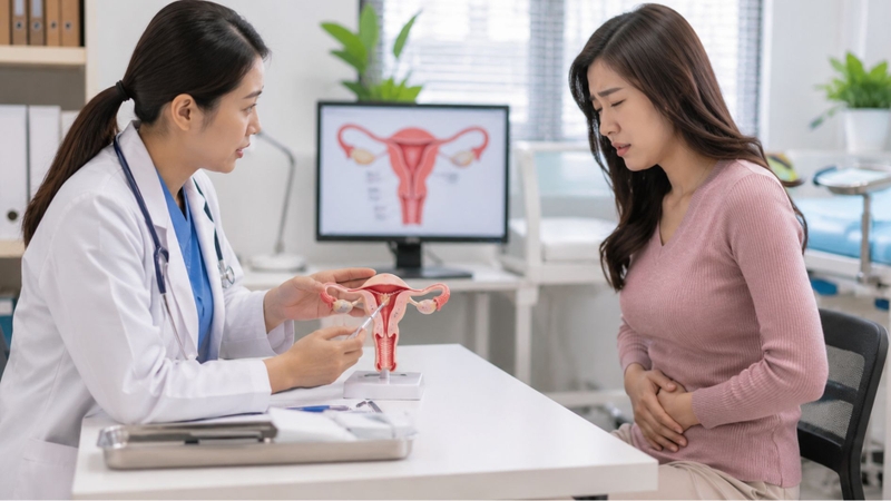 Đau bụng kinh kéo dài cần được thăm khám để xác định nguyên nhân