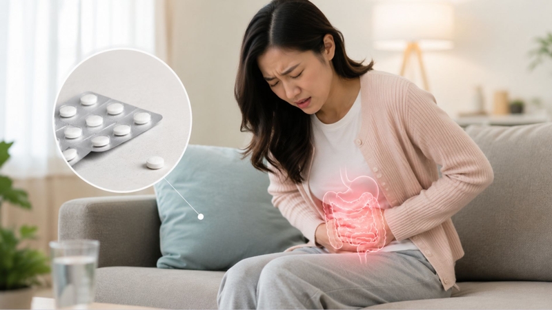 Rối loạn tiêu hóa là tác dụng phụ của thuốc đau bụng kinh thường gặp