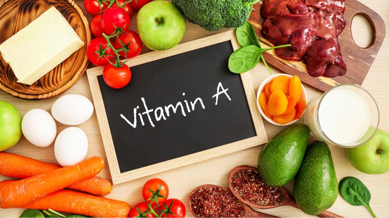 Bổ sung thực phẩm giàu vitamin A vào thực đơn