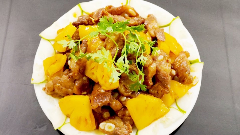 Dứa khi nấu lên sẽ không gây rát lưỡi nữa