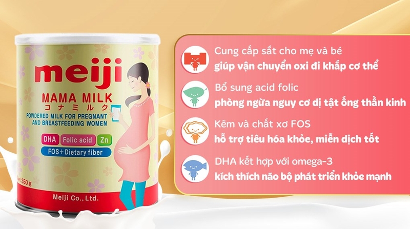 Tại sao các mẹ thường chọn sữa Nhật? So sánh sữa bầu meiji và morinaga 2