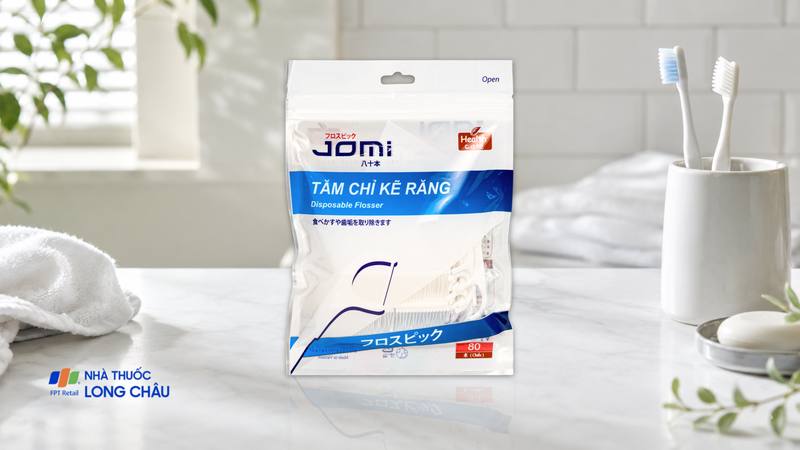 Tăm chỉ kẽ răng Jomi Disposable Flosser
