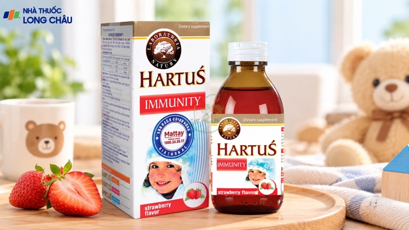 Hartus Immunity chiết xuất từ quả cơm cháy và Yestimun Beta-Glucan