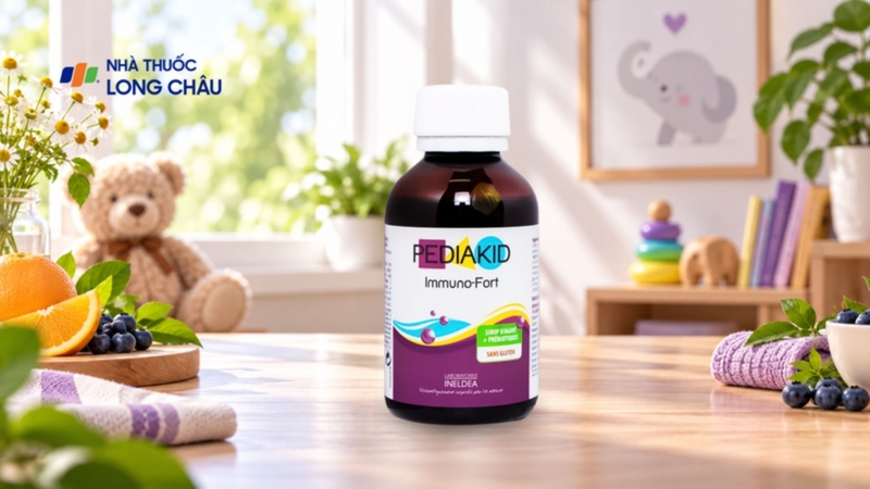 Siro Pediakid Immuno-Fort hỗ trợ tăng cường miễn dịch cho trẻ