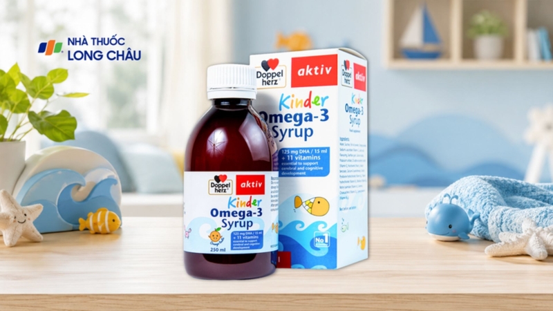 Doppelherz Aktiv Kinder Immune cung cấp đa vi chất cho bé