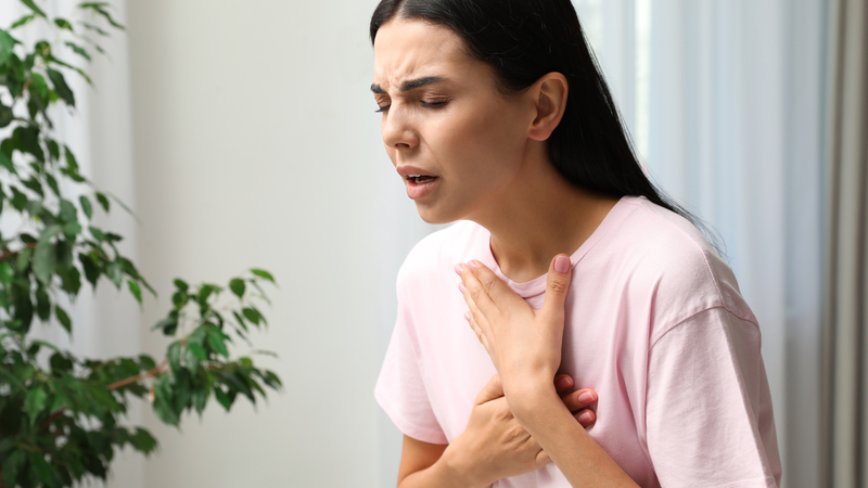Khó thở là một triệu chứng thực sự có thể xảy ra khi nồng độ kali trong máu quá cao