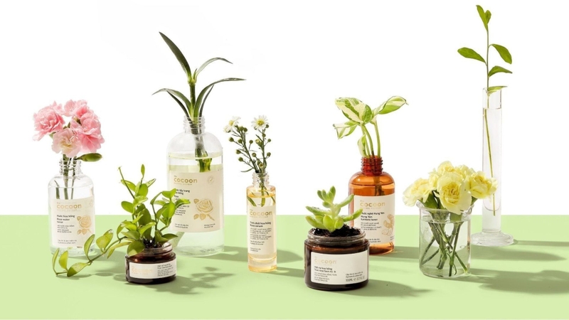 Cocoon sử dụng chiết xuất thực vật quen thuộc, giá thành dễ tiếp cận và chú trọng bảo vệ môi trường