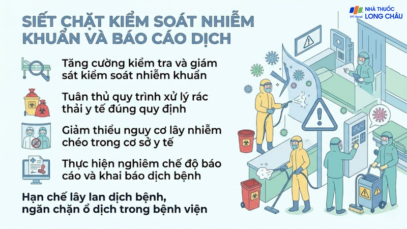 Siết kiểm soát nhiễm khuẩn, ngăn lây chéo trong cơ sở y tế