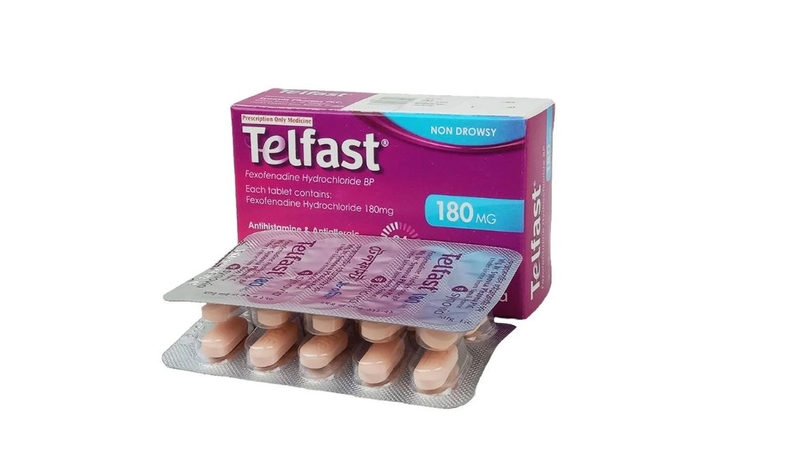 Telfast 180mg giúp kiểm soát hiệu quả các triệu chứng dị ứng thường gặp