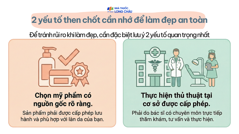 2 yếu tố then chốt cần nhớ để làm đẹp an toàn