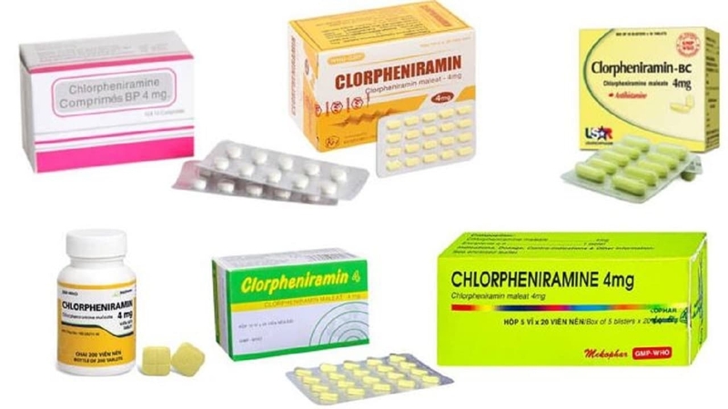 Thuốc clorpheniramin là thuốc kháng histamin thế hệ 1