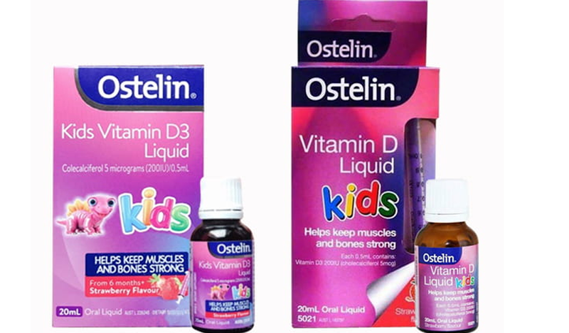 Với mỗi liều Ostelin vitamin D3 cung cấp tới 400 IU vitamin D3 cho trẻ sơ sinh