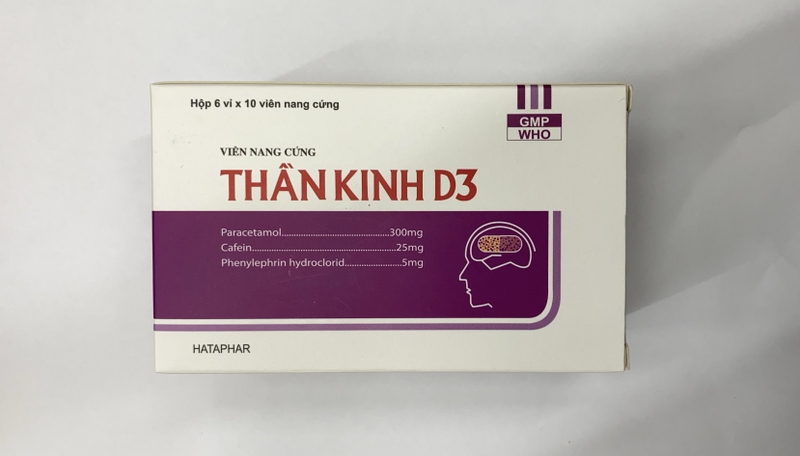 Thần kinh D3 là thuốc giảm đau và hỗ trợ các bệnh lý về thần kinh