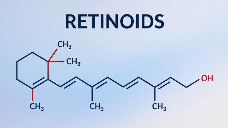 Các sản phẩm chứa Retinoids là một trong những loại mỹ phẩm bà bầu nên tránh xa