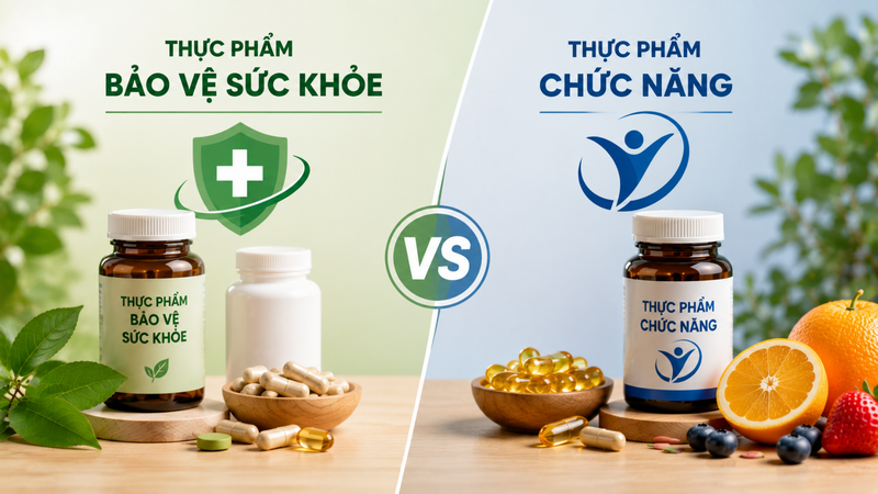 Phân biệt thực phẩm bảo vệ sức khỏe và thực phẩm chức năng giúp sử dụng đúng cách hơn