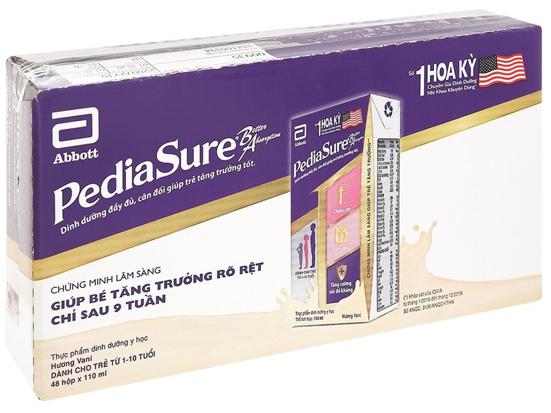 Sữa Pediasure hộp giấy pha sẵn 110ml giá bao nhiêu? 1
