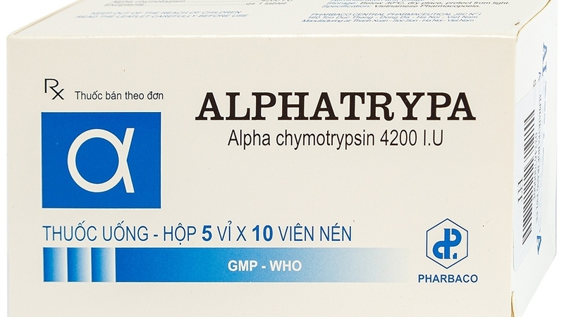Thuốc Alphatrypa dùng trong điều trị kháng viêm và giảm phù nề 1