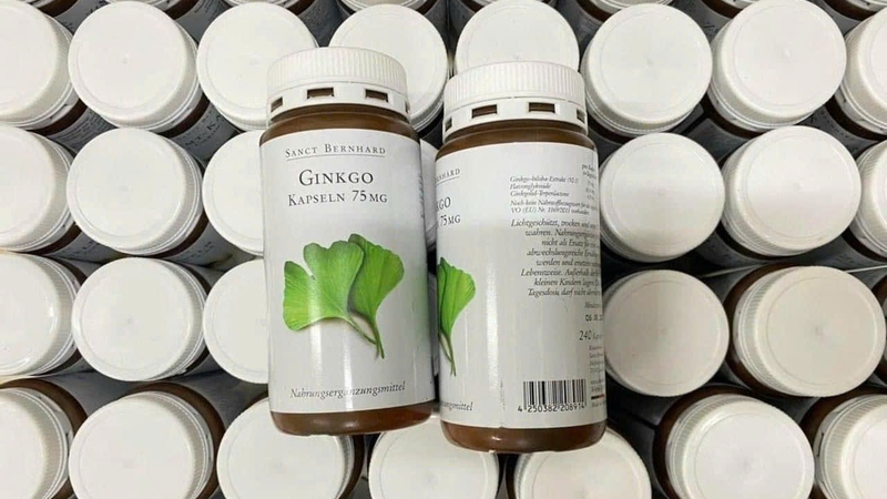 Thuốc bổ não của Đức Sanct Bernhard Ginkgo Kapseln