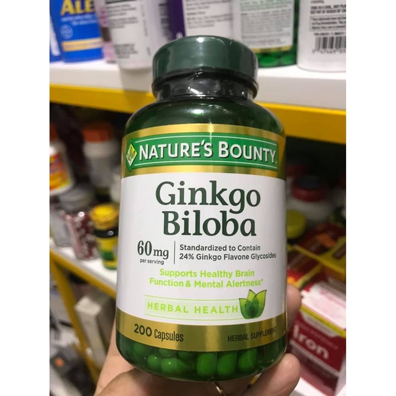 Viên uống Ginkgo Biloba 60mg Nature's Bounty