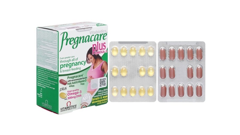 Pregnacare Plus Omega-3 Vitabiotics có giá tham khảo 584.000đ/ Hộp