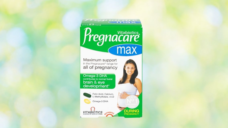 Pregnacare Max Omega 3 DHA Vitabiotics có giá tham khảo 495.000đ/ Hộp