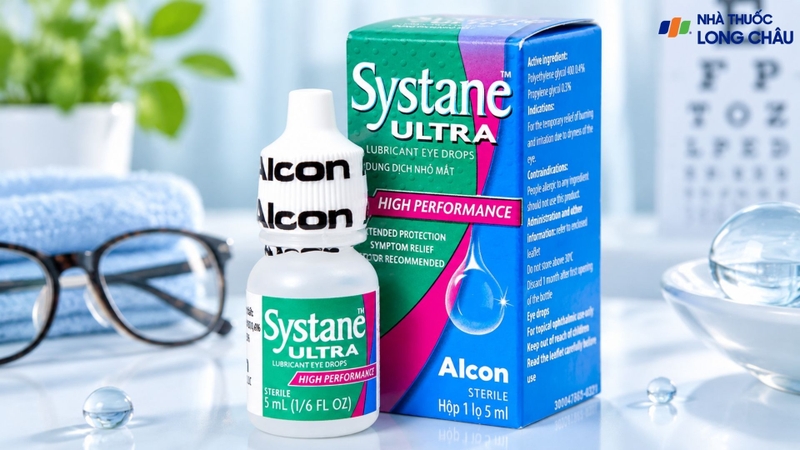 Công thức Systane Ultra giúp bôi trơn và bảo vệ bề mặt nhãn cầu