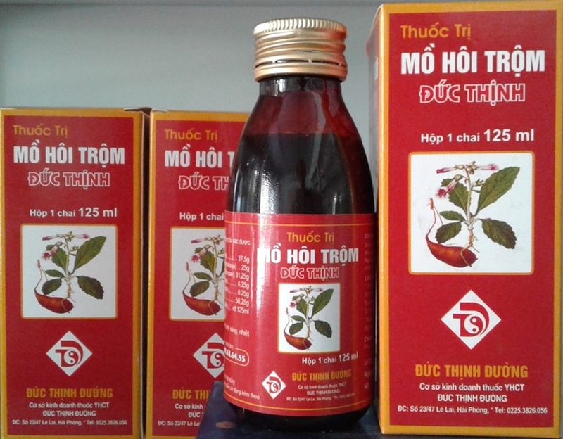 Thuốc trị đổ mồ hôi trộm Đức Thịnh