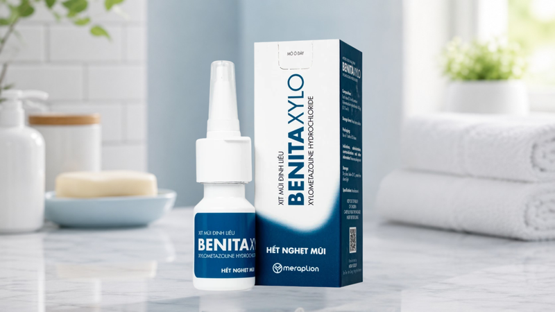 Thuốc xịt mũi Benita Xylo 0.1% Meraplion