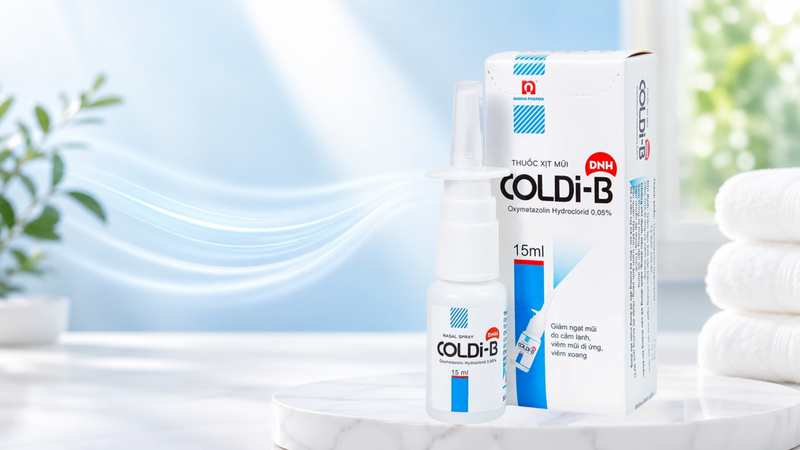 Thuốc xịt mũi Coldi-B có corticoid không là điều nhiều người quan tâm