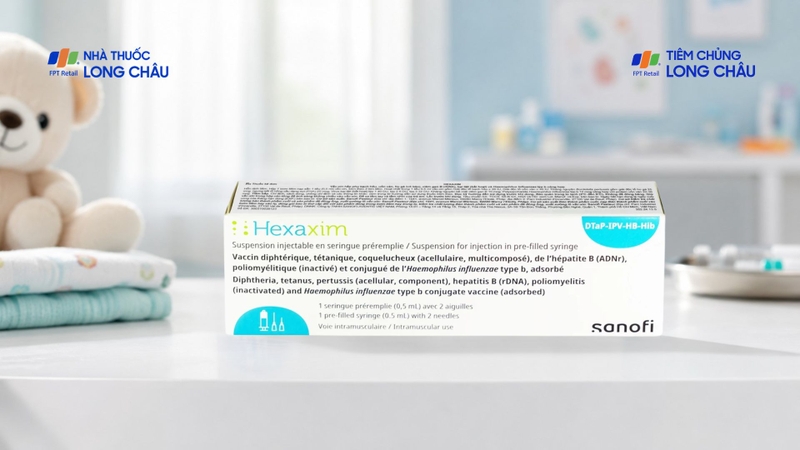 Phác đồ tiêm vắc xin Hexaxim