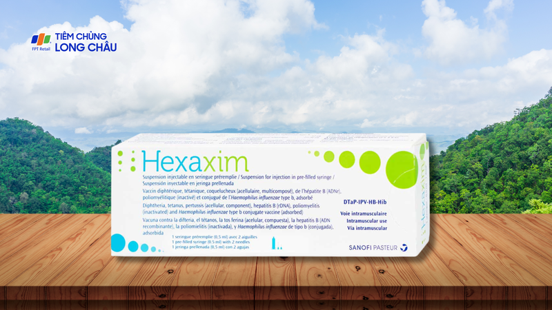 Hexaxim là loại vắc xin 6 trong 1 giúp phòng ngừa đồng thời sáu bệnh truyền nhiễm nguy hiểm ở trẻ nhỏ