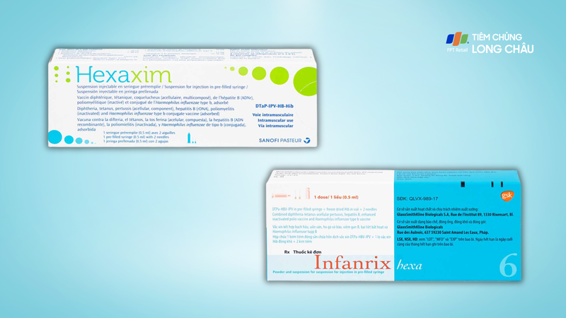 Trung tâm đang cung cấp các loại vắc xin 6 trong 1 được sử dụng phổ biến như Hexaxim và Infanrix Hexa