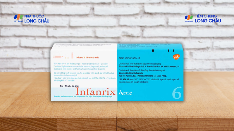 Vắc xin Infanrix Hexa giúp phòng ngừa sáu bệnh nguy hiểm ở trẻ