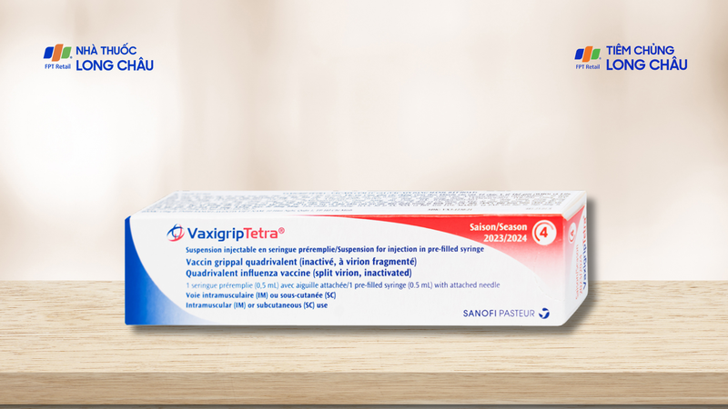 Vaxigrip Tetra đến từ Pháp là loại vắc xin Cúm tứ giá chất lượng, đáng tin cậy