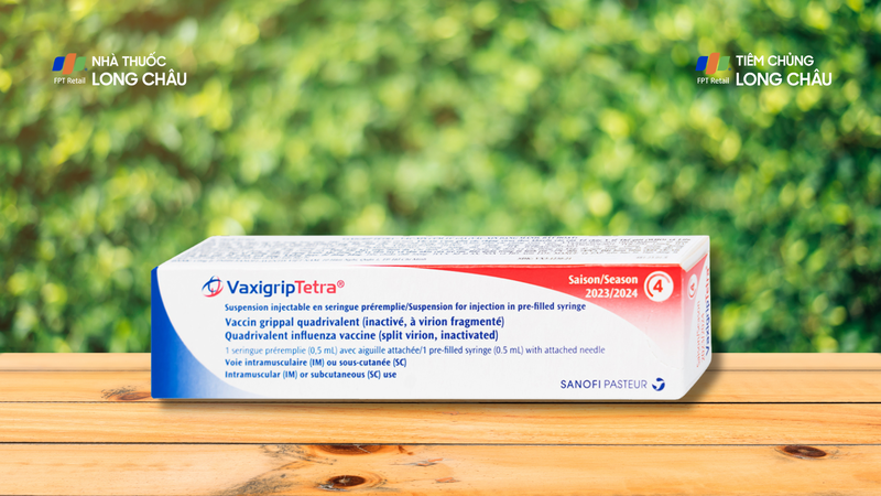 Trung tâm Tiêm chủng Long Châu đang cung cấp nhiều loại vắc xin Cúm tứ giá hiện đại như Vaxigrip Tetra