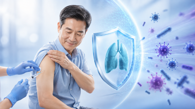Người lớn thuộc nhóm nguy cơ cao nên tiêm vắc xin phế cầu