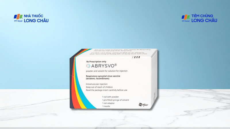 Trung tâm Tiêm chủng Long Châu đang cung cấp vắc xin RSV từ tập đoàn dược phẩm sinh học Pfizer, sản xuất tại Bỉ