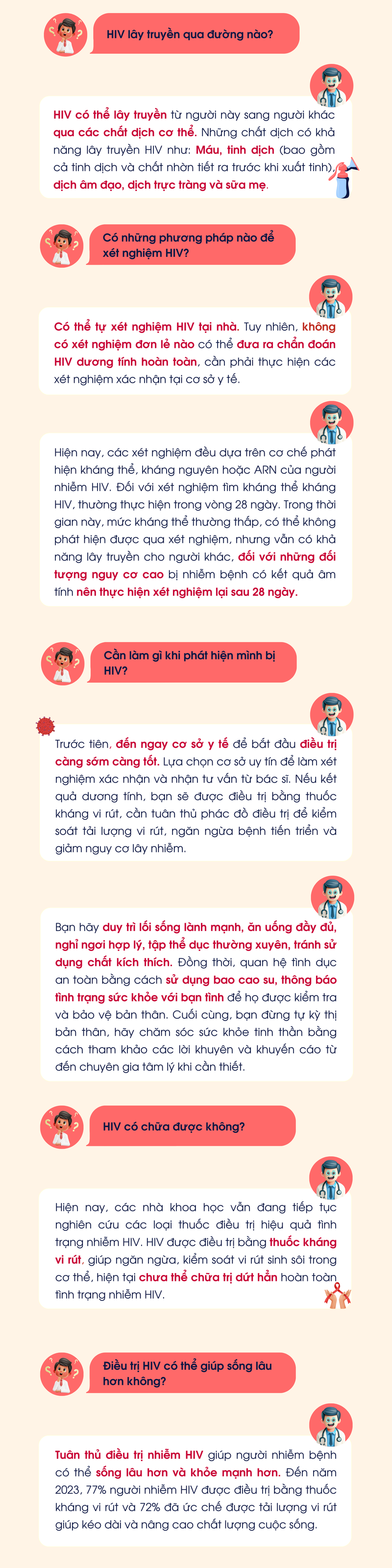 Giải đáp những câu hỏi thường gặp liên quan đến bệnh HIV 2